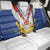 Personalized Serbia and Montenegro National Day Back Car Seat Cover Coat Of Arms Flag Style Since1992