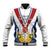 Personalized Serbia and Montenegro National Day Baseball Jacket Coat Of Arms Flag Style Since1992