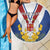 Personalized Serbia and Montenegro National Day Beach Blanket Coat Of Arms Flag Style Since1992