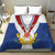 Personalized Serbia and Montenegro National Day Bedding Set Coat Of Arms Flag Style Since1992