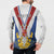 Personalized Serbia and Montenegro National Day Button Sweatshirt Coat Of Arms Flag Style Since1992