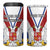 Personalized Serbia and Montenegro National Day 4 in 1 Can Cooler Tumbler Coat Of Arms Flag Style Since1992