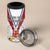 Personalized Serbia and Montenegro National Day 4 in 1 Can Cooler Tumbler Coat Of Arms Flag Style Since1992