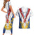 Personalized Serbia and Montenegro National Day Couples Matching Short Sleeve Bodycon Dress and Hawaiian Shirt Coat Of Arms Flag Style Since1992