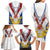 Personalized Serbia and Montenegro National Day Family Matching Long Sleeve Bodycon Dress and Hawaiian Shirt Coat Of Arms Flag Style Since1992