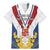 Personalized Serbia and Montenegro National Day Family Matching Mermaid Dress and Hawaiian Shirt Coat Of Arms Flag Style Since1992