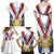 Personalized Serbia and Montenegro National Day Family Matching Off Shoulder Maxi Dress and Hawaiian Shirt Coat Of Arms Flag Style Since1992