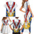 Personalized Serbia and Montenegro National Day Family Matching Short Sleeve Bodycon Dress and Hawaiian Shirt Coat Of Arms Flag Style Since1992