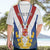 Personalized Serbia and Montenegro National Day Hawaiian Shirt Coat Of Arms Flag Style Since1992