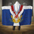 Personalized Serbia and Montenegro National Day Hooded Blanket Coat Of Arms Flag Style Since1992