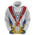 Personalized Serbia and Montenegro National Day Hoodie Coat Of Arms Flag Style Since1992