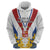 Personalized Serbia and Montenegro National Day Hoodie Coat Of Arms Flag Style Since1992