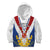 Personalized Serbia and Montenegro National Day Kid Hoodie Coat Of Arms Flag Style Since1992