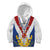 Personalized Serbia and Montenegro National Day Kid Hoodie Coat Of Arms Flag Style Since1992