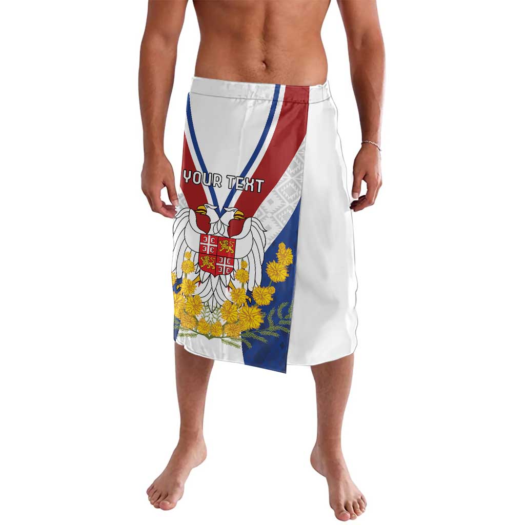 Personalized Serbia and Montenegro National Day Lavalava Coat Of Arms Flag Style Since1992