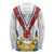 Personalized Serbia and Montenegro National Day Long Sleeve Shirt Coat Of Arms Flag Style Since1992