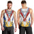 Personalized Serbia and Montenegro National Day Men Tank Top Coat Of Arms Flag Style Since1992