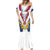 Personalized Serbia and Montenegro National Day Mermaid Dress Coat Of Arms Flag Style Since1992