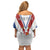 Personalized Serbia and Montenegro National Day Off Shoulder Short Dress Coat Of Arms Flag Style Since1992