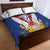 Personalized Serbia and Montenegro National Day Quilt Bed Set Coat Of Arms Flag Style Since1992