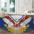 Personalized Serbia and Montenegro National Day Round Carpet Coat Of Arms Flag Style Since1992