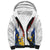 Personalized Serbia and Montenegro National Day Sherpa Hoodie Coat Of Arms Flag Style Since1992