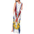 Personalized Serbia and Montenegro National Day Tank Maxi Dress Coat Of Arms Flag Style Since1992