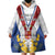 Personalized Serbia and Montenegro National Day Wearable Blanket Hoodie Coat Of Arms Flag Style Since1992