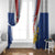 Personalized Serbia and Montenegro National Day Window Curtain Coat Of Arms Flag Style Since1992