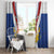 Personalized Serbia and Montenegro National Day Window Curtain Coat Of Arms Flag Style Since1992