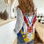 Personalized Serbia and Montenegro National Day Women Casual Shirt Coat Of Arms Flag Style Since1992