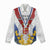 Personalized Serbia and Montenegro National Day Women Casual Shirt Coat Of Arms Flag Style Since1992