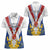 Personalized Serbia and Montenegro National Day Women Polo Shirt Coat Of Arms Flag Style Since1992