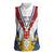 Personalized Serbia and Montenegro National Day Women Sleeveless Polo Shirt Coat Of Arms Flag Style Since1992