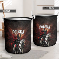 Polish Winged Hussars Laundry Basket Polska Legendary Cavalry Warrior