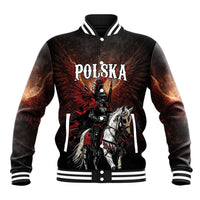 Polish Winged Hussars Baseball Jacket Polska Legendary Cavalry Warrior