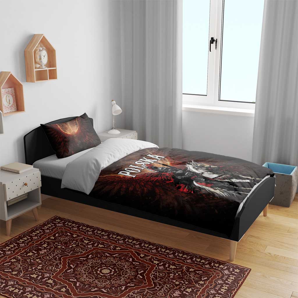 Polish Winged Hussars Bedding Set Polska Legendary Cavalry Warrior