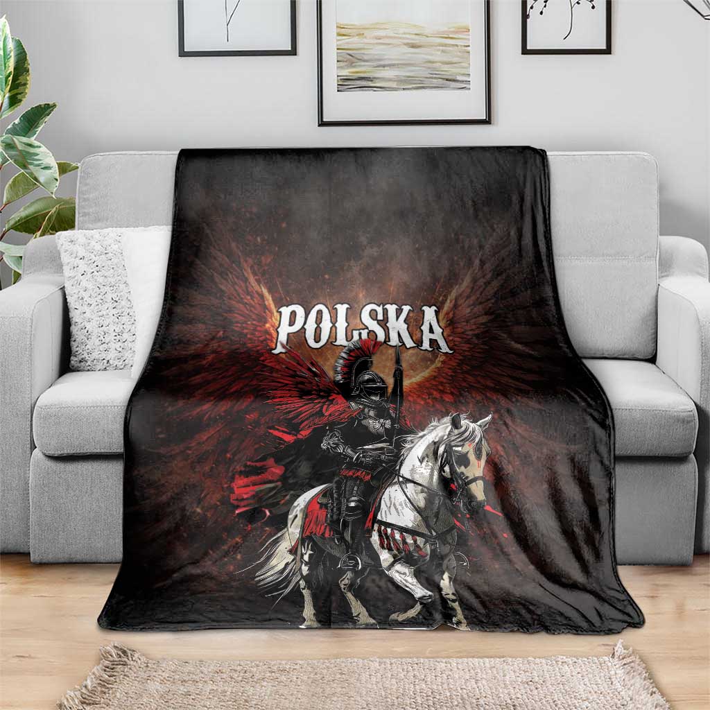 Polish Winged Hussars Blanket Polska Legendary Cavalry Warrior