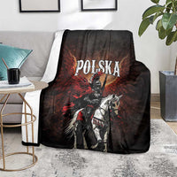 Polish Winged Hussars Blanket Polska Legendary Cavalry Warrior