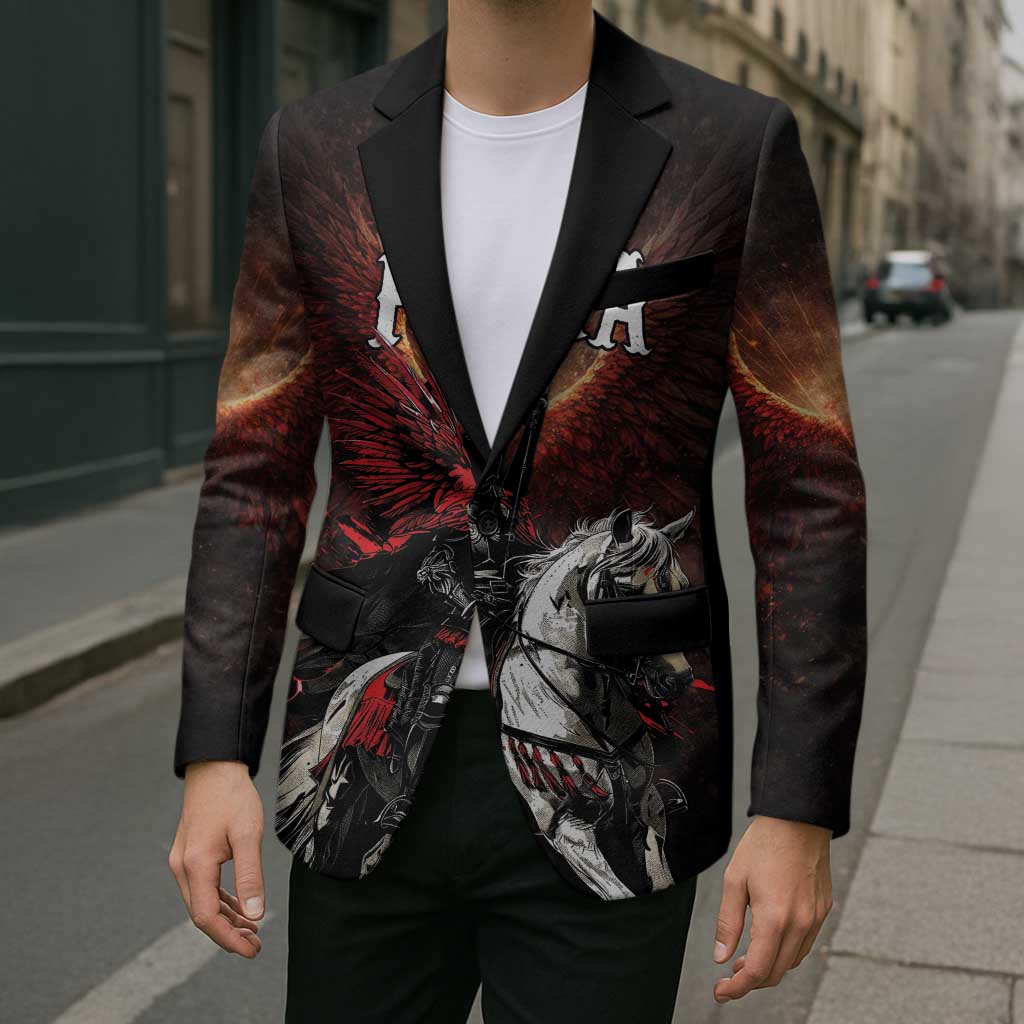 Polish Winged Hussars Blazer Polska Legendary Cavalry Warrior