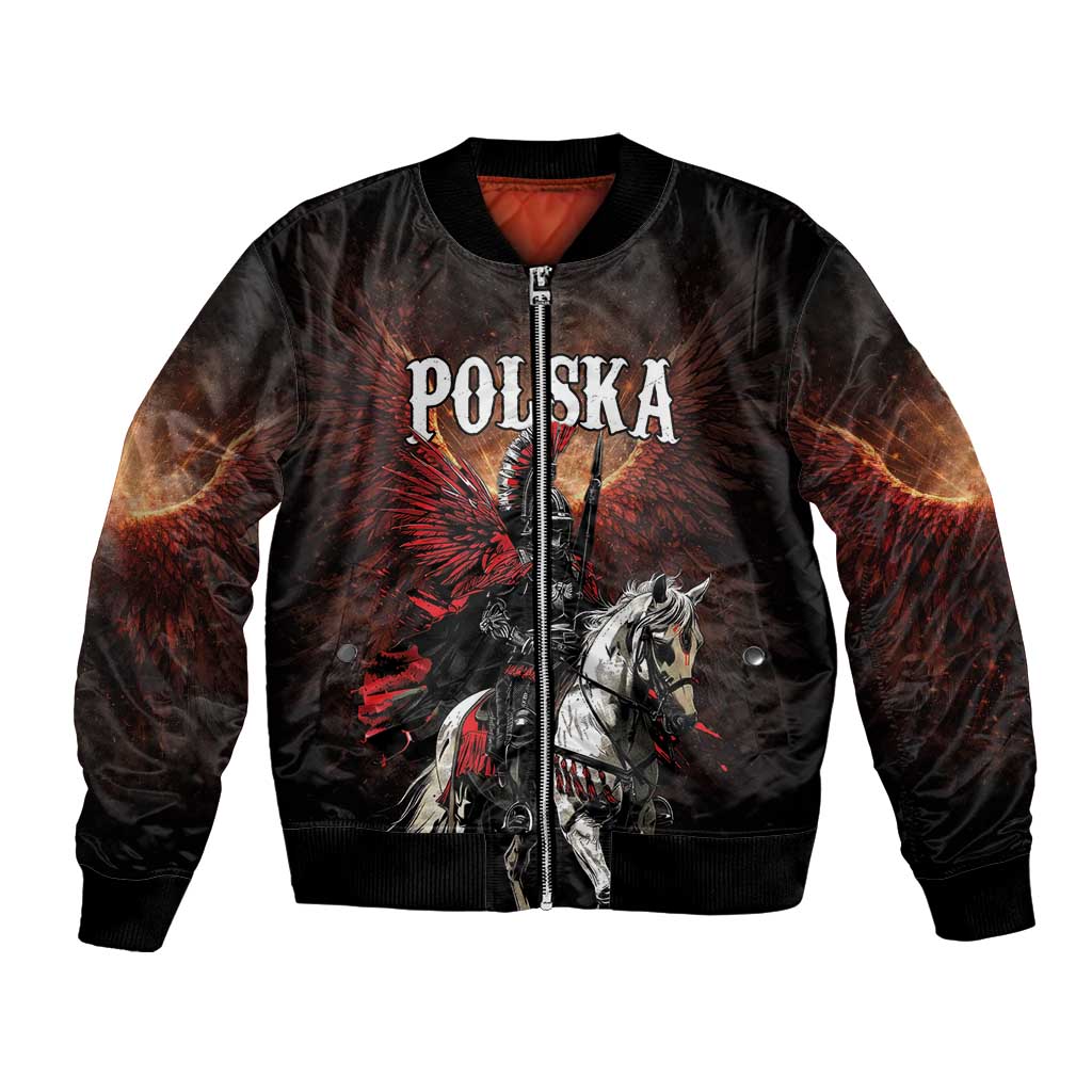 Polish Winged Hussars Bomber Jacket Polska Legendary Cavalry Warrior