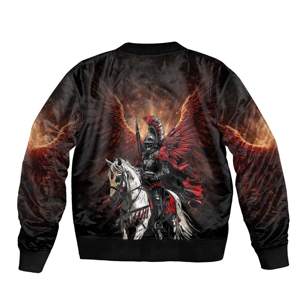 Polish Winged Hussars Bomber Jacket Polska Legendary Cavalry Warrior