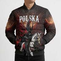 Polish Winged Hussars Bomber Puffer Jacket Polska Legendary Cavalry Warrior