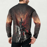 Polish Winged Hussars Button Sweatshirt Polska Legendary Cavalry Warrior