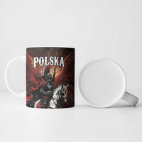 Polish Winged Hussars Ceramic Mug Polska Legendary Cavalry Warrior