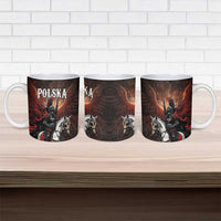 Polish Winged Hussars Ceramic Mug Polska Legendary Cavalry Warrior