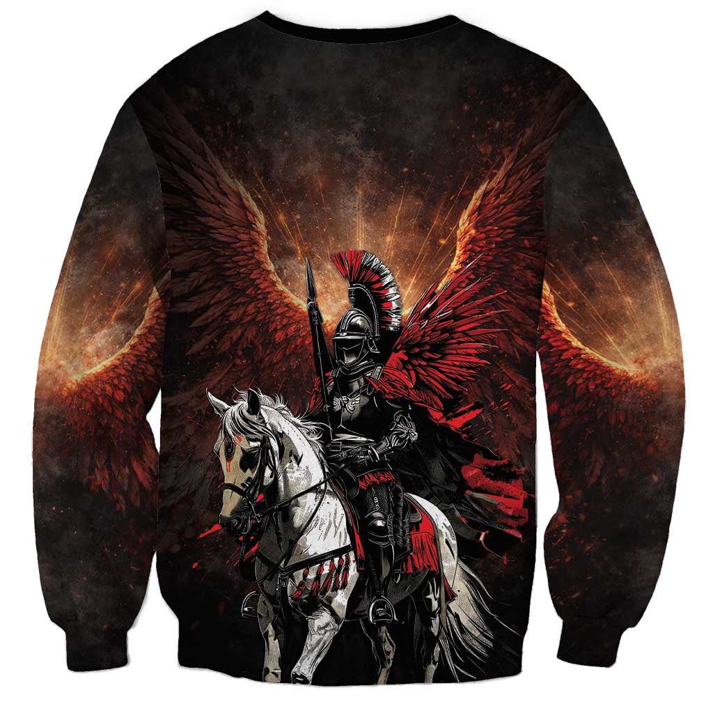 Polish Winged Hussars Sweatshirt Polska Legendary Cavalry Warrior