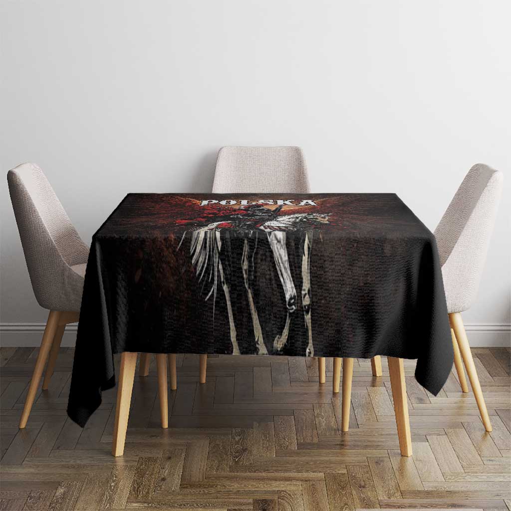 Polish Winged Hussars Tablecloth Polska Legendary Cavalry Warrior