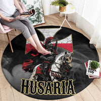 Polish Winged Hussars Round Carpet Husaria Poland Pride Knight Armor
