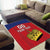 Custom Liechtenstein Football Area Rug Come On The Blue-Reds